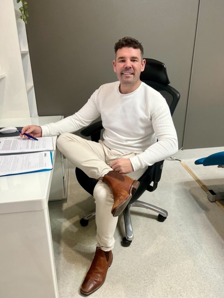 Bart Scanlon in sitting in office